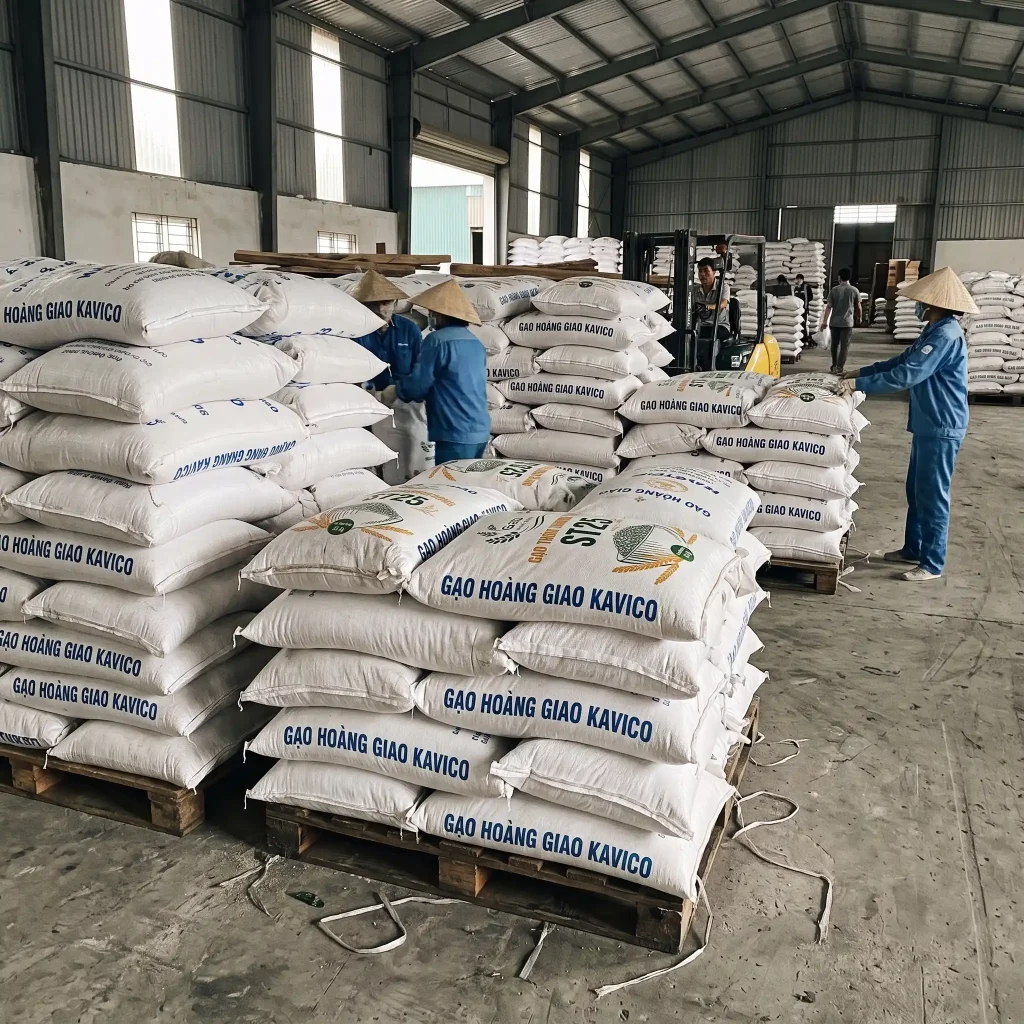 ảnh xưởng gạo Kavico