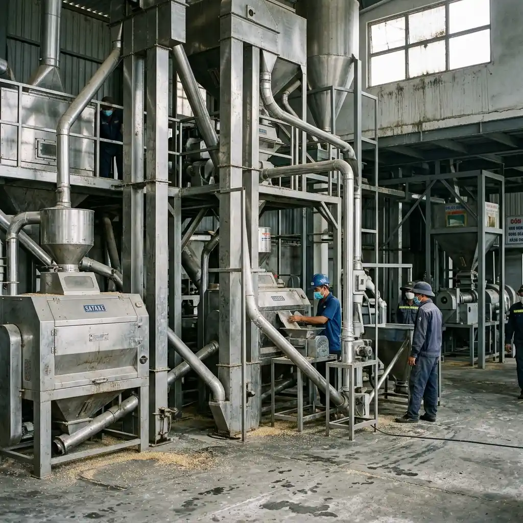 ảnh xưởng gạo Kavico